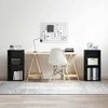 TV staliukas TV spintelių komplektas 2 pcs Juodas ąžuolas 37 x 35 x 72 cm