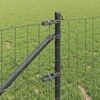 Euro tvora su smeigėmis 10 x 0,4 m PVC dengtas plienas Pilka
