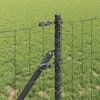 Euro tvoros žemės tvirtinimas 25 x 0,4 m PVC dengtas plienas