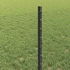 Hexagonal Fence with Post 10 x 0,6 m PVC dengtas plienas Pilka