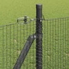 Suvirinta vielos tvora su betono baze 10 x 0,8 m Pilka