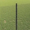 Suvirintas vielos tvora su stulpeliais 25 x 1 m Pilka Tinklelis