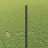Hexagonal Fence with Post 25 x 1 m PVC dengtas plienas Pilka