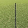 Hexagonal Fence with Post 10 x 1,6 m PVC dengtas plienas Pilka