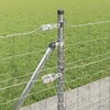 Lauko Euro tvoros su betono pagrindu 10 x 0,4 m Sidabrinė
