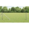 Tvora su stulpais Sidabro 0,4 x 10 m Plienas