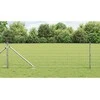 Tvora su stulpais Sidabro 0,4 x 25 m Plienas