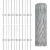 Hexagonal Fence with Post 50 x 0,4 m Galvanizuotas plienas