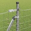 Tvora su stulpais Sidabro 0,8 x 10 m Plienas