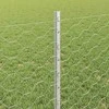 Hexagonal Fence with Post 10 x 0,8 m Galvanizuotas plienas