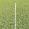 Hexagonal Fence with Post 25 x 1,4 m Galvanizuotas plienas