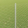 Hexagonal Fence with Post 25 x 1,5 m Galvanizuotas plienas