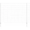 Lauko laukinė tvora su stulpais 25 x 1,6 m Sidabrinė Tinklelis