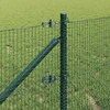 Suvirintas vielinis tvoras su smailiais galais Plienas ir PVC