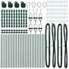 Tvorelės stulpas 26 pcs Žalia 3,2 x 3,2 x 80 cm