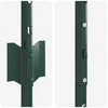Tvorelės stulpas 22 pcs Žalia 160 cm Plienas