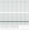 Tvorelės stulpas 22 pcs Žalia 200 cm Plienas