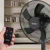 Ventiliatorius TZS First Austria Stand Fan 16"/40CM, Remote Control, 45W, LED Ekranas FA-5553-4