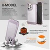 Ugly Rubber UMODEL Apple iPhone 15 Plus 6,7" dėklas telefonui skaidrus dėklas telefonui juodos spalvos