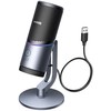 Ugreen CM769 Desktop Microphone su USB-A, RGB LED - sidabro spalvos