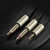 UGREEN AV126 3.5mm - 2x 6.35mm laidas 2m pilkas