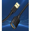 Prailgintas kabelis UGREEN USB 3.0 2m (juodas)