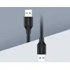 UGREEN USB 2.0 to USB 2.0 US102, M-M 0.5m (juodas