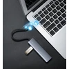 UGREEN 4-Port USB3.0 Hub with USB-C Power Supply šakotuvas - pilkas