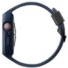 UNIQ Monos apyrankė 2in1 Apple Watch apyrankė + Dėklas Series 4/5/6/7/8/SE/SE2/SE3 44/45mm marine mėlynas