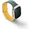 UNIQ apyrankė Revix Evo Apple Watch Series1/2/3/4/5/6/7/8/9/SE/SE2/Ultra/Ultra2 42/44/45/49mm Reversible Magnetic žalios ir geltonos spalvos