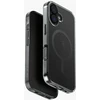 UNIQ Clario dėklas skirtas iPhone 17 Magclick Charging juodos spalvos