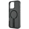 UNIQ dėklas Eleva with Vertica Stand Apple iPhone 16 Pro 6.3″ juodos spalvos/carbon juodos spalvos