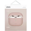UNIQ dėklas Lino AirPods 4 Silicone rožinės spalvos blush
