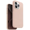 UNIQ dėklas Lino Hue Apple iPhone 15 Pro 6.1″ Magclick Charging blush rožinės spalvos