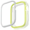 UNIQ Moduo Dėklas Apple Watch Series 4/5/6/7/8/9/SE/SE2/SE3 44/45mm lime-baltos spalvos