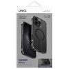 UNIQ dėklas Eleva with Vertica Standi Phone 16 Pro Max 6.9″ juodos spalvos/carbon juodos spalvos