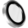UNIQ Optix Prime fotoaparato objektyvo apsauga, skirta iPhone 18 Pro / iPhone 18 Pro Max, sidabrinė, su aplikatoriumi