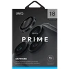 UNIQ Optix Prime fotoaparato objektyvo apsauga, skirta iPhone 18 Pro / iPhone 18 Pro Max, grafito spalvos