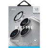 UNIQ Optix Prime fotoaparato objektyvo apsauga, skirta iPhone 18 Pro / iPhone 18 Pro Max, sidabrinė, su aplikatoriumi