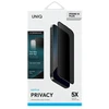 UNIQ Optix Privacy Apple iPhone 16 Plus / 15 Plus / 14 Pro Max 6.7″ Privacy Apsauginis stiklas su aplikatoriumi