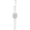 UNIQ Pod self-adhesive cable organizer 8vnt chalk pilkos spalvos