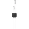 UNIQ Pod self-adhesive cable organizer 8vnt charcoal dark pilkos spalvos
