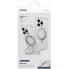 „Uniq Swivix 360“ besisukantis dėklas su atrama, skirtas „iPhone 16 Pro“ – skaidrus