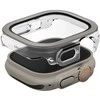 Dėklas UNIQ Voute skirtas Apple Watch Ultra 49mm apsauginis stiklas sidabro spalvos