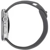 Dėklas UNIQ Voute skirtas Apple Watch Series 10 46mm apsauginis stiklas sidabro spalvos