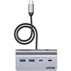 UNITEK ALIUMINIO USB-C ŠAKOTUVAS 2X USB-A 2X USB-C 5GBPS