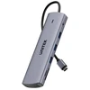 UNITEK D1113BGY01 sąsajos šakotuvas 2 x USB 3.2 Gen 2 (3.1 Gen 2) Type-C 1000 Mbit/ai Pilka