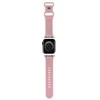 Hello Kitty apyrankė HKAWLSCHBLP Apple Watch 42/44/45/49mm rožinės spalvos apyrankė Silicone Kitty Head