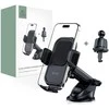 Universalus automobilinis telefono laikiklis for Dashboard / Air Vent Tech-Protect V6 juodos spalvos