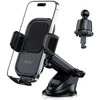 Universalus automobilinis telefono laikiklis for Dashboard / Air Vent Tech-Protect V6 juodos spalvos